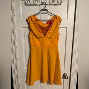 Orange Sleeveless Dress